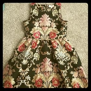 Kids black dress with elegant design